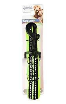 Pawise - 386 - Reflektörlü Köpek Tasması Yeşil - Csmo-tex - 20mm 120cm Pawise - 386 - Reflektörlü Köpek Tasması Yeşil - Csmo-tex - 20mm 120cm