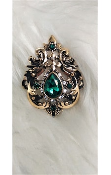 Taşlı Yaka Iğnesi (Broş) (508664828) Çok Renkli