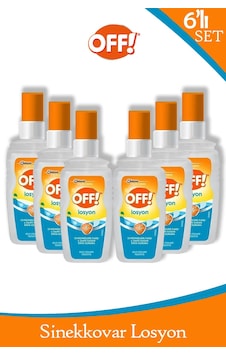 Off Sinekkovar Losyon 100 Ml X 6 Adet Off Sinekkovar Losyon 100 Ml X 6 Adet