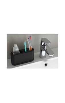 Diş Fırçası Ve Macun Standı - Banyo Tezgah Düzenleyici - Siyah