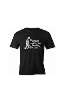 Efnaz Style 24 Kasım Öğretmenler Günü Hediye Baskılı Oversize Bisiklet Yaka T-shirt - Siyah Efnaz Style 24 Kasım Öğretmenler Günü Hediye Baskılı Oversize Bisiklet Yaka T-shirt - Siyah