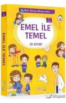1.Sınıf Emel İle Temel 10 Kitap Set - Pinokyo Yayınları 1.Sınıf Emel İle Temel 10 Kitap Set - Pinokyo Yayınları