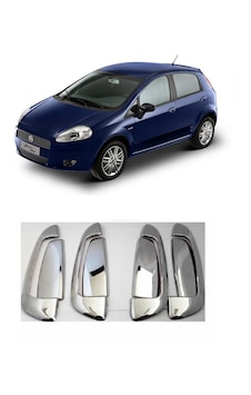 Fiat Punto Krom Kapı Kolu 4 Kapı Paslanmaz Çelik 2006 Sonrası Uyumlu Fiat Punto Krom Kapı Kolu 4 Kapı Paslanmaz Çelik 2006 Sonrası Uyumlu