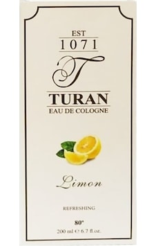 Turan 1071 80 Derece Limon Kolonyası EDC 200 ML