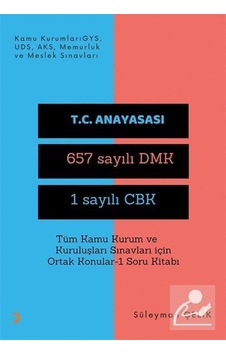 Tüm Kamu Kurum ve Kuruluşları Sınavları için Ortak Konular 1 Soru Kitabı - Süleyman Çelik - Cinius Tüm Kamu Kurum ve Kuruluşları Sınavları için Ortak Konular 1 Soru Kitabı - Süleyman Çelik - Cinius