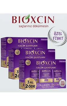 Bioxcin Collagen & Biotin Ekstra Hacim Şampuanı 3 X 300 Ml 3 Adet