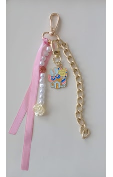 Wisheratelier Pembe Kurdela Detaylı Çanta Charmı-anahtarlık Çok Renkli Wisheratelier Pembe Kurdela Detaylı Çanta Charmı-anahtarlık Çok Renkli