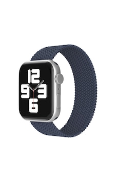 Gld-spt- Newface Apple Uyumlu Watch 38mm Ayarlı Solo Silikon Kordon - Lacivert