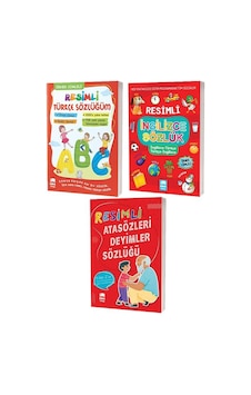 Ema Kitap Resimli Türkçe İngilizce ve Atasözleri Deyimler Sözlükleri - 3 Kitap Set Tdk Uyumlu Ema Kitap Resimli Türkçe İngilizce ve Atasözleri Deyimler Sözlükleri - 3 Kitap Set Tdk Uyumlu