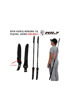 Wily Spin Kamış Koruma ve Taşıma Bandı - BÖLMELİ