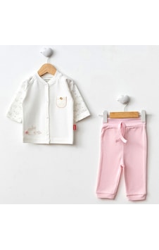 Cocopoco 2'li Bebek Takımı 1073 Pembe Cocopoco 2'li Bebek Takımı 1073 Pembe