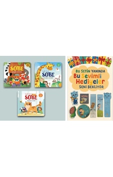 Bak Bul Sobe 3 Kitap Gezgin Ayıcık + Oyuncu Zürafa + Meraklı Kedi Bak Bul Sobe 3 Kitap Gezgin Ayıcık + Oyuncu Zürafa + Meraklı Kedi