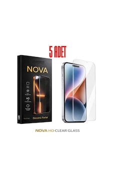 5 Adet Nova Hd Series İphone 18 Pro Max İçin Uyumlu Temperli Cam Ekran Koruyucu 5 Adet Nova Hd Series İphone 18 Pro Max İçin Uyumlu Temperli Cam Ekran Koruyucu