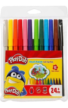 Play-doh Keçeli Kalem 12 Renk Play-doh Keçeli Kalem 12 Renk