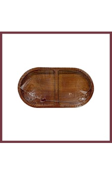 Storeşahin Akasya Oval Bölmeli Sunumluk Shn0720 Storeşahin Akasya Oval Bölmeli Sunumluk Shn0720
