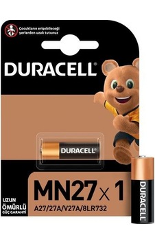 DURACELL MN27 PİL TEKLİ KART DURACELL MN27 PİL TEKLİ KART