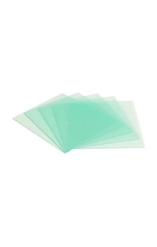 10lu Paket Kolormatik Kaynak Maske Camı Şeffaf Mika Geniş 9x11,5c