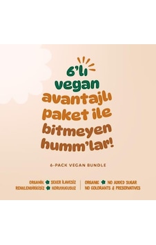 Organik Glutensiz Vegan Mangolu Mini Küpler Atıştırmalık Paketi - 6 Adet 180 G