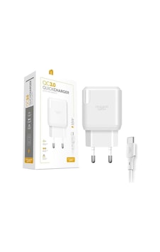Powerway Qct30 18 Watt 3 Amper Type-c Kablolu Hızlı Şarj Aleti Seti