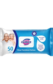 Confort Vücut Temizleme Havlusu 50'Li Confort Vücut Temizleme Havlusu 50'Li