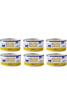 Nutri Feline Tavuk Etli Pate Tahılsız Yetişkin Kedi Konservesi 70 G X 6 Adet Nutri Feline Tavuk Etli Pate Tahılsız Yetişkin Kedi Konservesi 70 G X 6 Adet