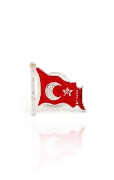 Ay Yıldızlı Bayrak Model 925 Ayar Gümüş Yaka İğnesi Rozet 201024608 Gümüş Ay Yıldızlı Bayrak Model 925 Ayar Gümüş Yaka İğnesi Rozet 201024608 Gümüş