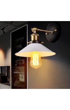 Mylights Retro Rustik Aplik Beyaz Başlık Bronz Mylights Retro Rustik Aplik Beyaz Başlık Bronz