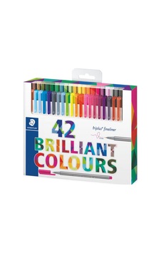 Staedtler Triplus Fineliner Ince Uçlu Keçeli Kalem 42Li