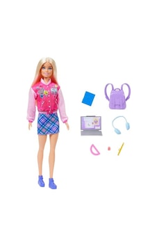 Barbie Çıkarılabilir Kıyafetler Giyen Sarı Saçlı Barbie Okulumu Seviyorum Bebek Ve Sırt Çantasıyla Dizüstü Bilgisayar Gibi 7 Parçadan Oluşan Oyuncak Seti, Hrg84 Barbie Çıkarılabilir Kıyafetler Giyen Sarı Saçlı Barbie Okulumu Seviyorum Bebek Ve Sırt Çantasıyla Dizüstü Bilgisayar Gibi 7 Parçadan Oluşan Oyuncak Seti, Hrg84