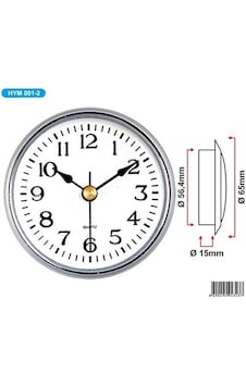 6,5 Cm Gümüş Geçme Saat Pilastik Kasa Ilk Elden Ithalatcı 6,5 Cm Gümüş Geçme Saat Pilastik Kasa Ilk Elden Ithalatcı