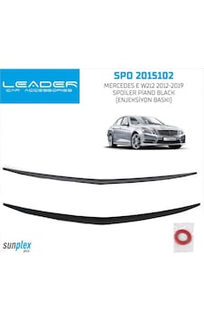Spoiler Parlak Siyah Mercedes E W212 2012- 2019 2015102 Sunplex Spoiler Parlak Siyah Mercedes E W212 2012- 2019 2015102 Sunplex