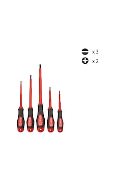 Cer-pa Norm Prosoft 5 Parça İzoleli Tornavida Takımı/seti 3xdüz/2xyıldız Cer-pa Norm Prosoft 5 Parça İzoleli Tornavida Takımı/seti 3xdüz/2xyıldız