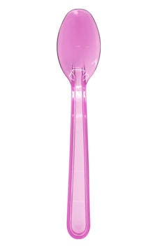 Tatlı-Dondurma Kaşığı Pembe (Transparan) 12,5cm - 50 Adet Tatlı-Dondurma Kaşığı Pembe (Transparan) 12,5cm - 50 Adet