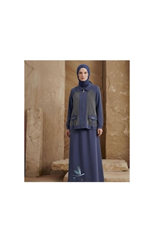 Selam Üçlü Etekli Takım Mavi - 876194543 Mavi