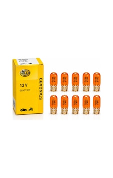 Wy5w T10 Turuncu Sinyal Ve Park Ampulü 12v 5w 10'lu Paket Wy5w T10 Turuncu Sinyal Ve Park Ampulü 12v 5w 10'lu Paket