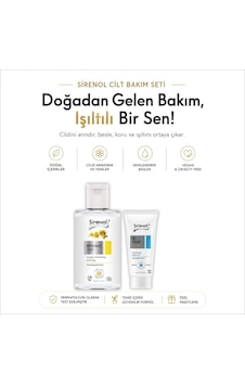 Sirenol Natural Cadı Fındığı Cilt Sıkılaştırıcı ve Gözenek Temizleyici Tonik 300 ML + BB Krem SPF30 Orta Ton Sirenol Natural Cadı Fındığı Cilt Sıkılaştırıcı ve Gözenek Temizleyici Tonik 300 ML + BB Krem SPF30 Orta Ton