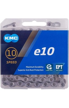 Kmc Zincir E10 Ept Pas Önleyici Koruma E-bıke 10 Vites Kutulu 136l Kmc Zincir E10 Ept Pas Önleyici Koruma E-bıke 10 Vites Kutulu 136l