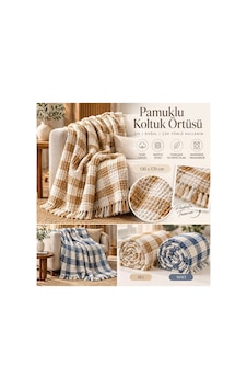 Slc Home %100 Pamuk Püsküllü Petek Dokulu Pike / Koltuk Örtüsü 130 X 170 Cm Mavi - 939545563 Mavi Slc Home %100 Pamuk Püsküllü Petek Dokulu Pike / Koltuk Örtüsü 130 X 170 Cm Mavi - 939545563 Mavi