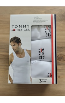 Tommy Hilfiger Erkek Atlet 3'lü Beyaz Xl - Beyaz Açık Beyaz