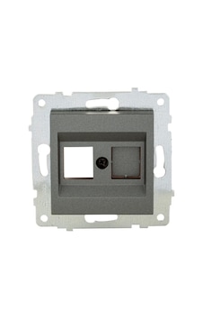 Füme Data Prizi Cat6 Jaksız Çerçevesiz Grano - Priz Ve Anahtar İçin Uyumlu Çerçeve Füme Data Prizi Cat6 Jaksız Çerçevesiz Grano - Priz Ve Anahtar İçin Uyumlu Çerçeve
