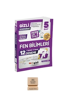Gizli 5. Sınıf Fen Bilimleri 12'li Deneme-meb Gibi Sordu + Telefon Standı Gizli 5. Sınıf Fen Bilimleri 12'li Deneme-meb Gibi Sordu + Telefon Standı