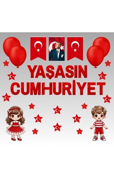 Yaşasın Cumhuriyet Okul Pano Süsü 02 7 Yaşasın Cumhuriyet Okul Pano Süsü 02 7