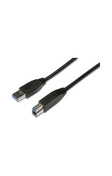 Digitus Ak-300115-018-S 180 CM Usb 3.0 To Usb Tip B Erkek-Erkek Awg28 2x Zırhlı Usb 3.0 Kablo Digitus Ak-300115-018-S 180 CM Usb 3.0 To Usb Tip B Erkek-Erkek Awg28 2x Zırhlı Usb 3.0 Kablo