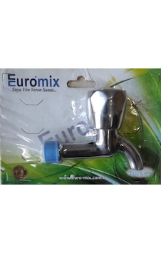 Euromix Kısa Musluk Vakumlu Paket Krom Euromix Kısa Musluk Vakumlu Paket Krom