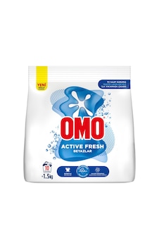 Omo Active Fresh Beyazlar Toz Deterjan 10 Yıkama 1.5 Kg 4 Adet Omo Active Fresh Beyazlar Toz Deterjan 10 Yıkama 1.5 Kg 4 Adet