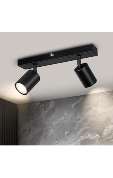 Riolight Modern Siyah Salon,mutfak,giyinme Odası,cafeler2 İçin Gün İşiğı Metal 2li Spot Ampul Dahil 2'Li Siyah Riolight Modern Siyah Salon,mutfak,giyinme Odası,cafeler2 İçin Gün İşiğı Metal 2li Spot Ampul Dahil 2'Li Siyah