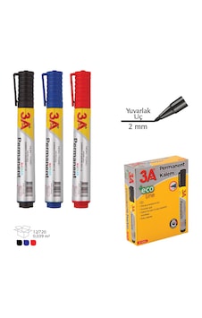 3a Permanent Marker Mavi 12li 12pk. Mavi 3a Permanent Marker Mavi 12li 12pk. Mavi