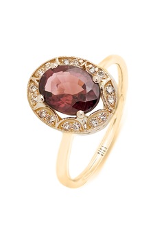 Siramücevherat Oval Turmalin Yüzük - Rose Siramücevherat Oval Turmalin Yüzük - Rose