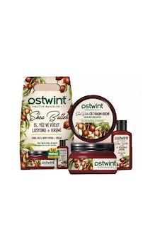 Ostwint Shea Butter El Yüz ve Vücut Losyonu 100 ML + Shea Butter Kuru Ciltler İçin Bakım Kremi 300 ML Ostwint Shea Butter El Yüz ve Vücut Losyonu 100 ML + Shea Butter Kuru Ciltler İçin Bakım Kremi 300 ML