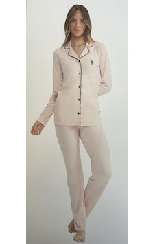 U.S. Polo Assn. Polo 2 Parça Boydan Patlı Pembe Set 11000 Pembe